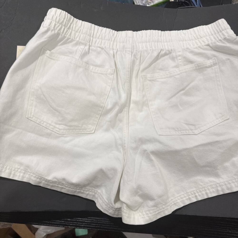Women's Mid-Rise Linen Pull-On Shorts - Universal Thread XL - Picture 4 of 8